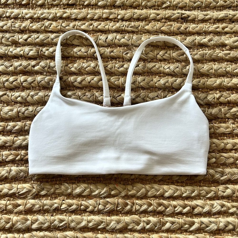 Lululemon White Bra Top